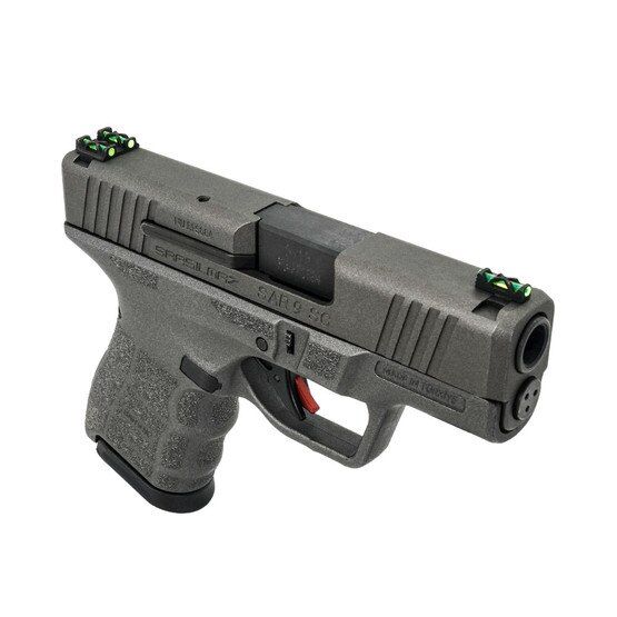 SAR USA SAR9 Subcompact 9mm Pistol in Platinum grey.